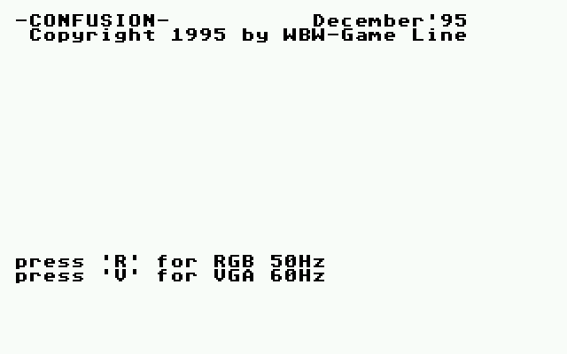 Confusion [Falcon030] atari screenshot